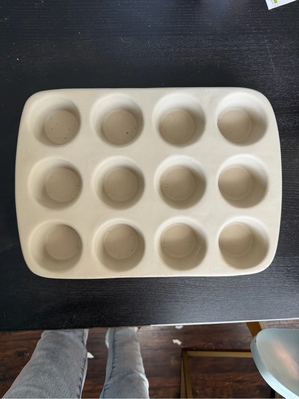 Pampered Chef Discontinued Stoneware muffin Pan